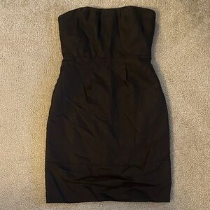 JCrew chocolate  Strapless Dress